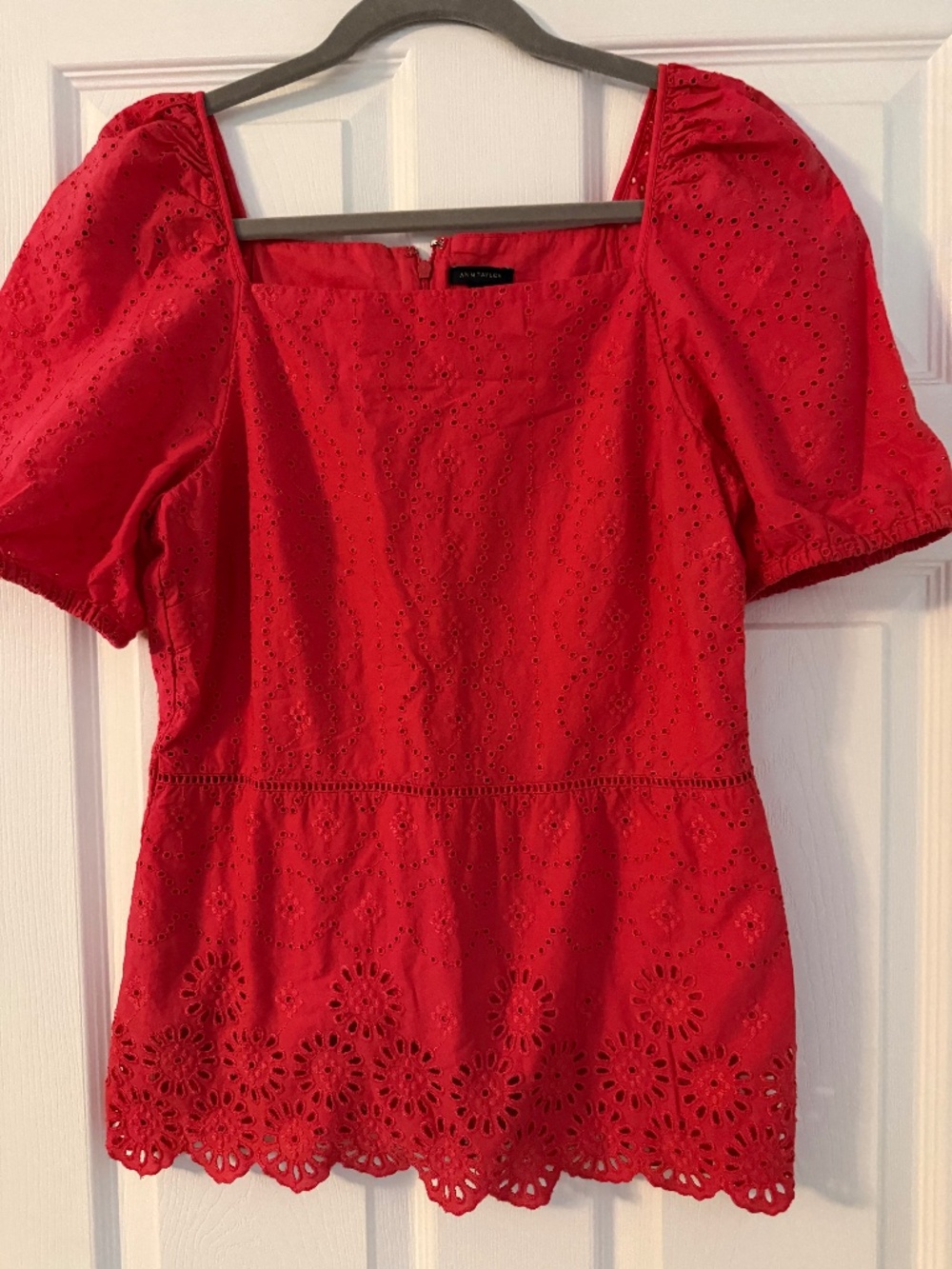Anna Taylor Eyelet Top